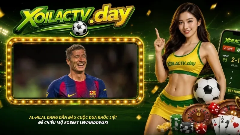 Al-Hilal đang dẫn đầu cuộc đua khốc liệt để hạ gục Robert Lewandowski