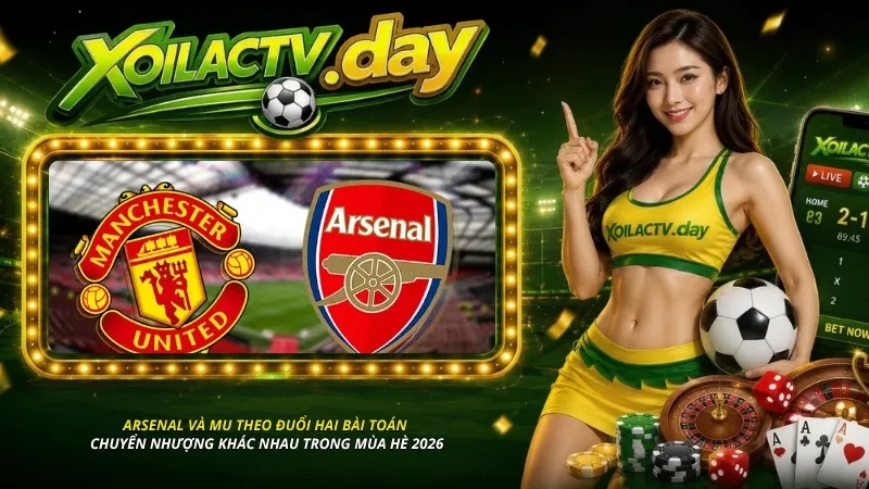 Arsenal và MU theo đuổi hai bài toán chuyển nhượng khác nhau trong giai đoạn mùa hè 2026
