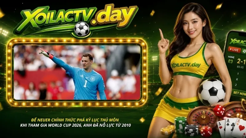 Để Neuer chính thức phá kỷ lục thủ môn khi tham gia World Cup 2026, anh đã nỗ lực từ 2010