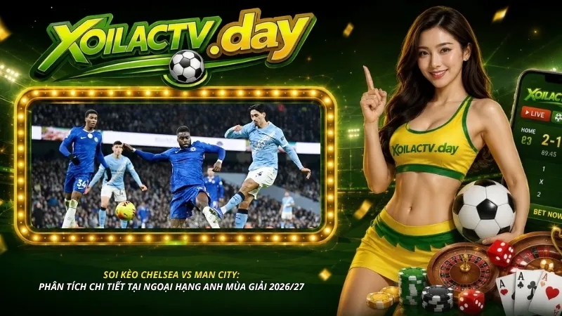 Phân tích soi kèo Chelsea vs Man City chi tiết tại Ngoại hạng Anh mùa giải 2026/27
